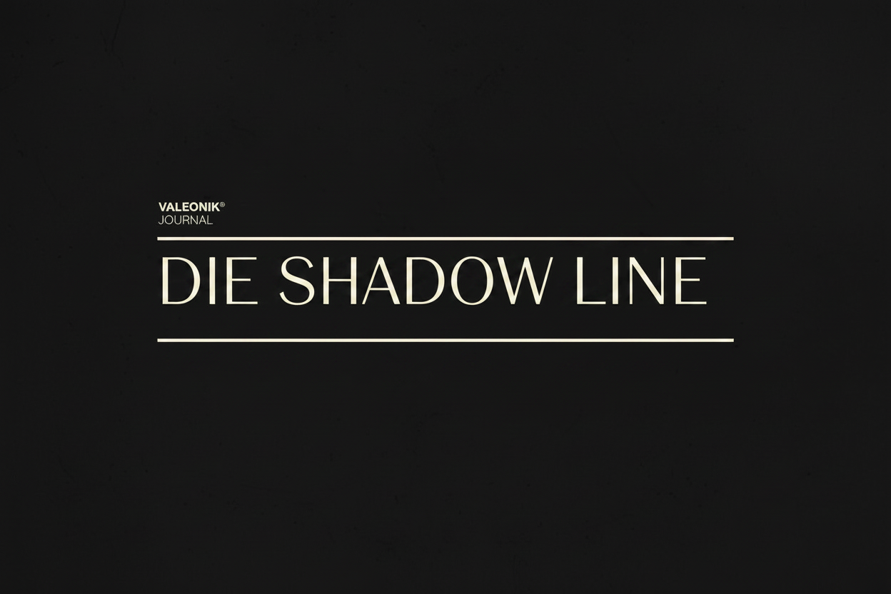 Die SHADOW LINE. Zwischen Sichtbarkeit und Zerfall