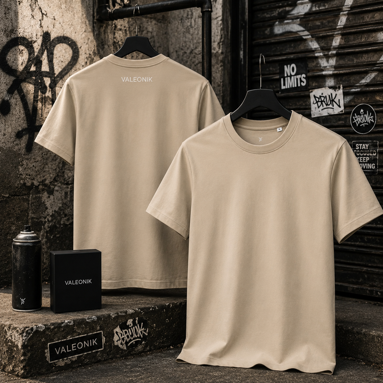 Essential Tee Rückentypografie